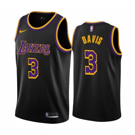 Herren NBA Los Angeles Lakers Trikot Anthony Davis 3 2020-21 Earned Edition Swingman